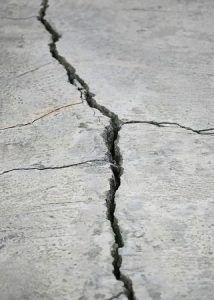 Crack in Concrete Driveway