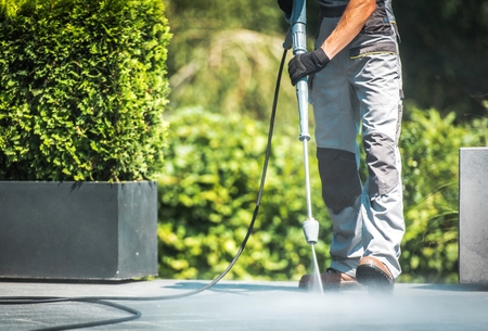 concrete patio cleaning