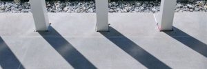 concrete patio closeup